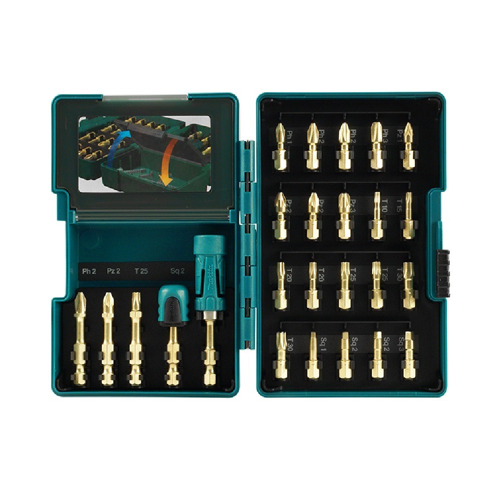 ชุดดอกขัน Makita B 49915 Torsion Impact Gold 26 ชิ้น ชุด