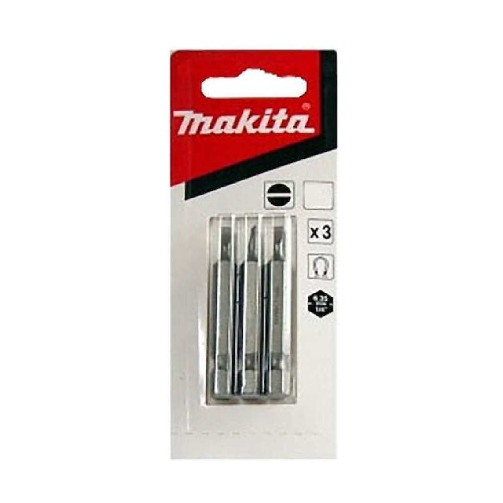 ชุดดอกไขควงปากแบน Makita B 25292 ขนาด SL0 6×4 5×50 มม  E Form  3 ชิ้น ชุด 