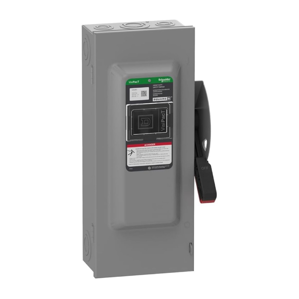 ตู้สแควร์ดี เซฟตี้สวิตช์ SCHNEIDER VHU363 แบบไม่มีฟิวส์ Type 1 100A 600V