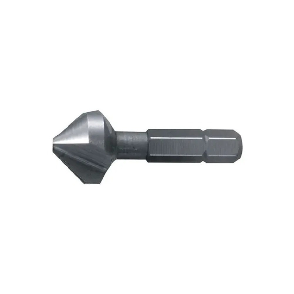 ดอกเคาน์เตอร์ซิงค์ Makita D 38984 ขนาด 8 3×31 มม  3 คม มุม 90° สำหรับสกรู M4 ก้านหกเหลี่ยม Hex C