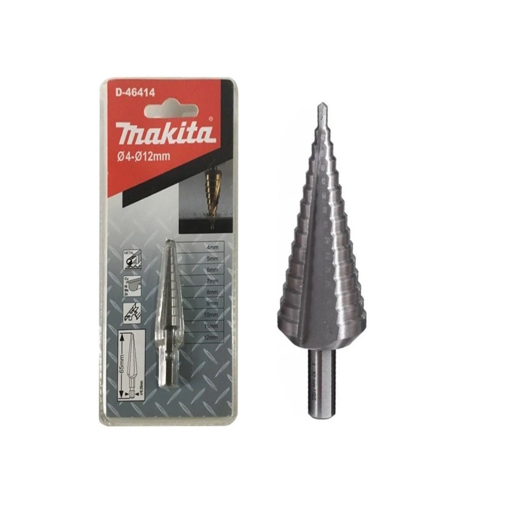 ดอกสว่านสเต็ปปลายตรง Makita D 46414 ขนาด 4–12×65 มม  NZ