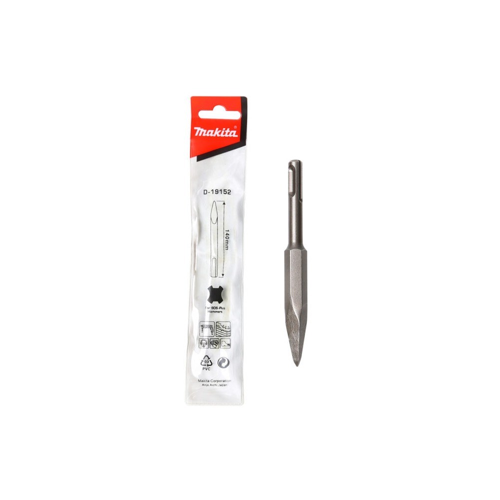 ดอกสกัดแหลม SDS PLUS Makita D 19152 ขนาด 14×140 มม 