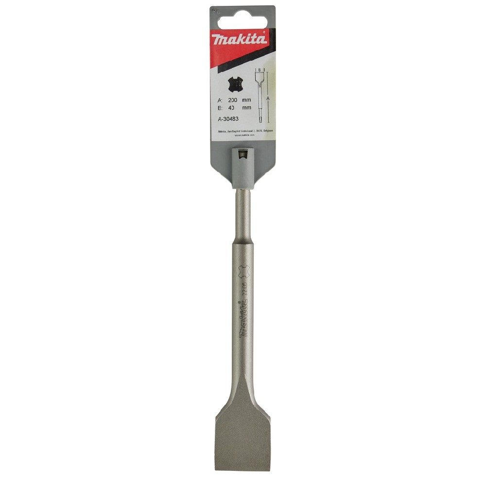 ดอกสกัดปากกว้าง Scaling Chisel SDS PLUS Makita A 30483 ขนาด 38×200 มม 