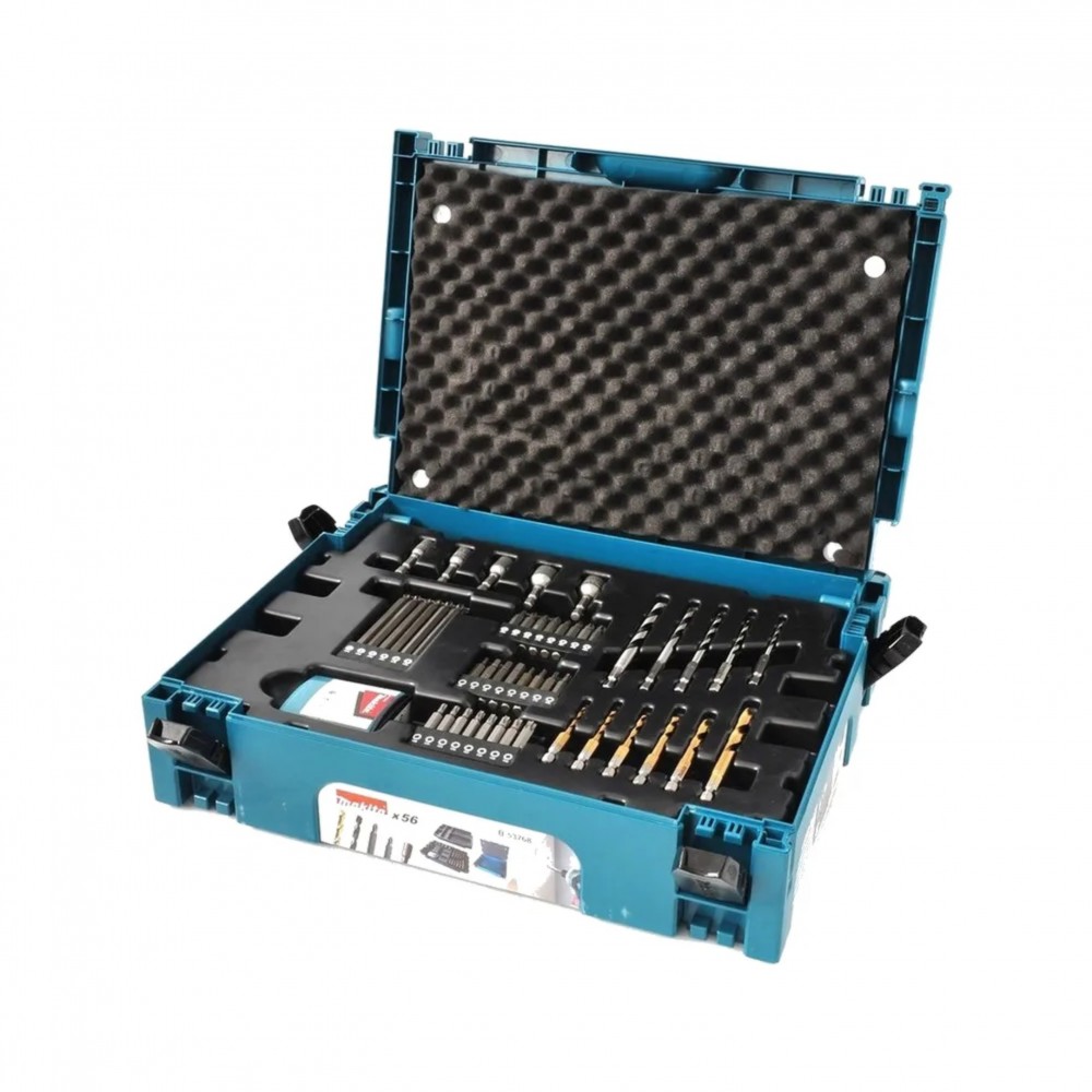 ชุด MAKPAC ดอกและอุปกรณ์สำหรับ Impact Driver MAKITA รุ่น B 53768 จำนวน 56 ชิ้น