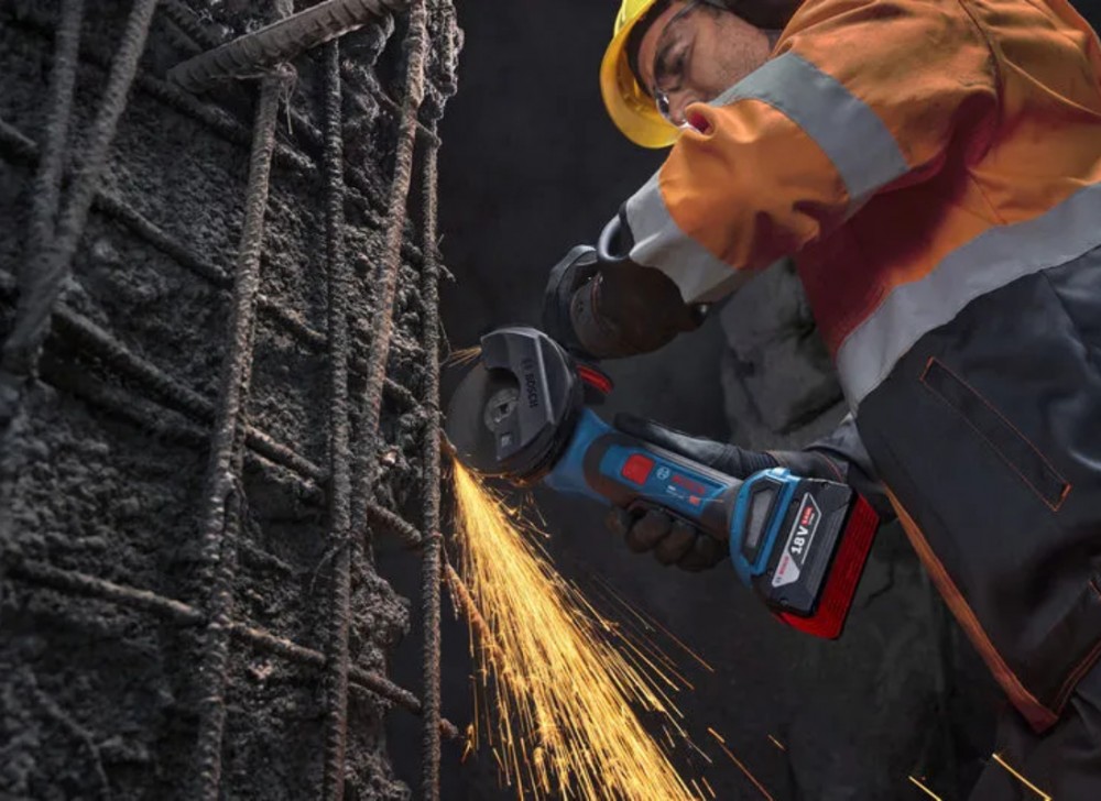 เครื่องเจียรไร้สาย BOSCH GWS 18V 11 PS Professional ขนาด 4 นิ้ว  ตัวเปล่า 