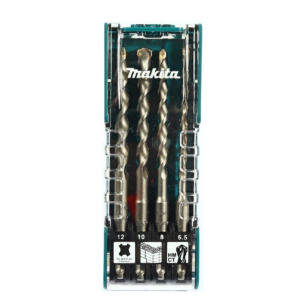 ชุดดอกสว่าน TCT SDS PLUS MAKITA รุ่น D 74728 จำนวน 4 ดอก