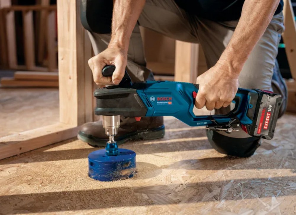 สว่านไฟฟ้าไร้สายมุมฉาก BOSCH GRD 18V 127 Pro Heavy Duty 06019N5080  ตัวเปล่า 