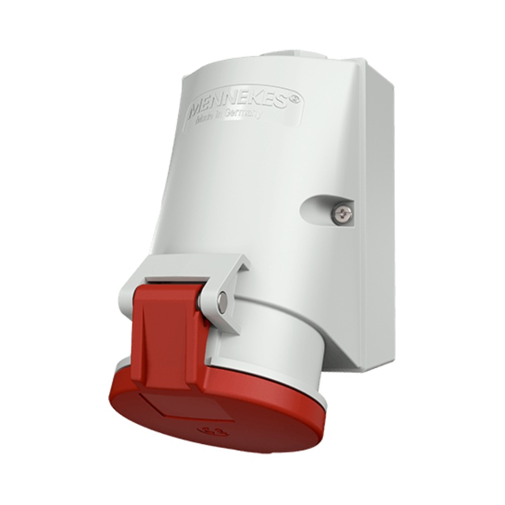 ปลั๊กตัวเมียติดผนัง MENNEKES 421 กระแส 32A ประเภทขั้ว 4P  3P E  IP44 แรงดัน 400V