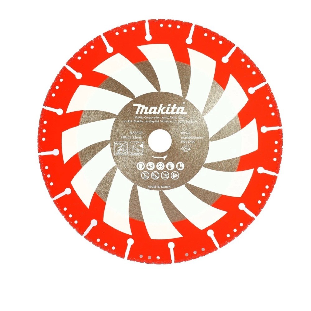 ใบเพชรตัดเอนกประสงค์ สำหรับงานกู้ภัย MAKITA B 55326 ขนาด 9 นิ้ว