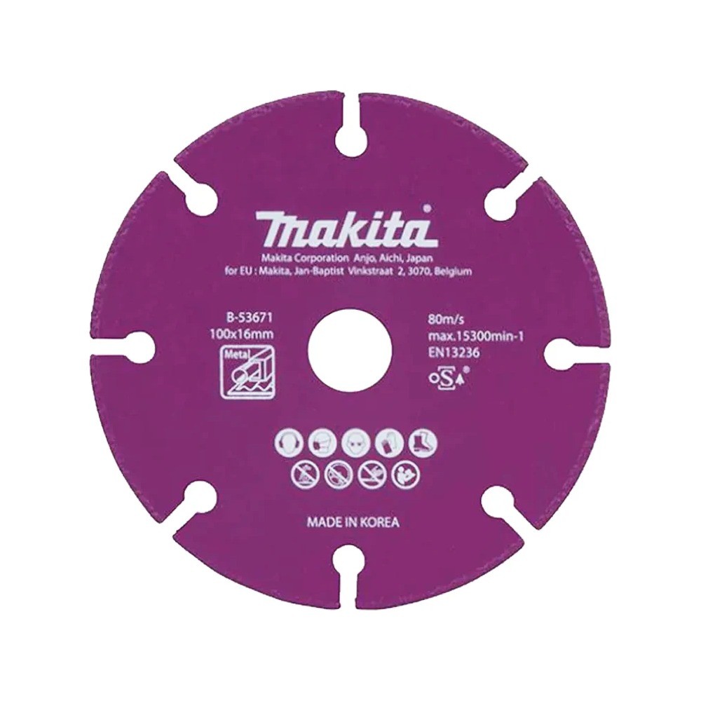 ใบเพชรตัดโลหะ VB MAKITA B 53671 ขนาด 100×1 3×16 มม 
