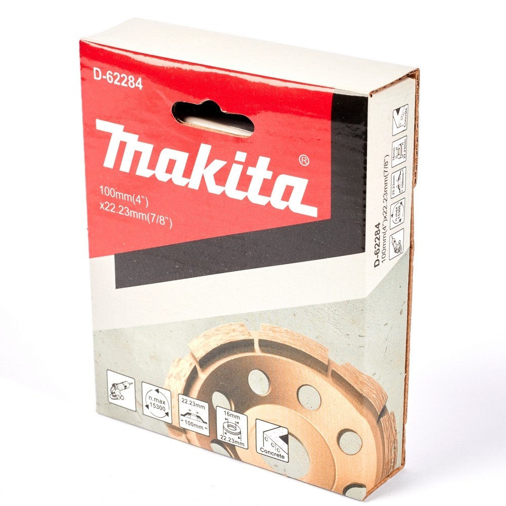จานเจียร์เพรช งานหนักวงเดี่ยว MAKITA D 62284 ขนาด 100×8×22 23 มม 
