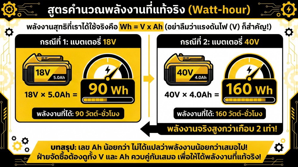 เจาะลึกค่า Ah และ มอเตอร์ เครื่องตัดหญ้าไร้สาย กัน เจาะลึกค่า Ah และ มอเตอร์ เครื่องตัดหญ้าไร้สาย กัน