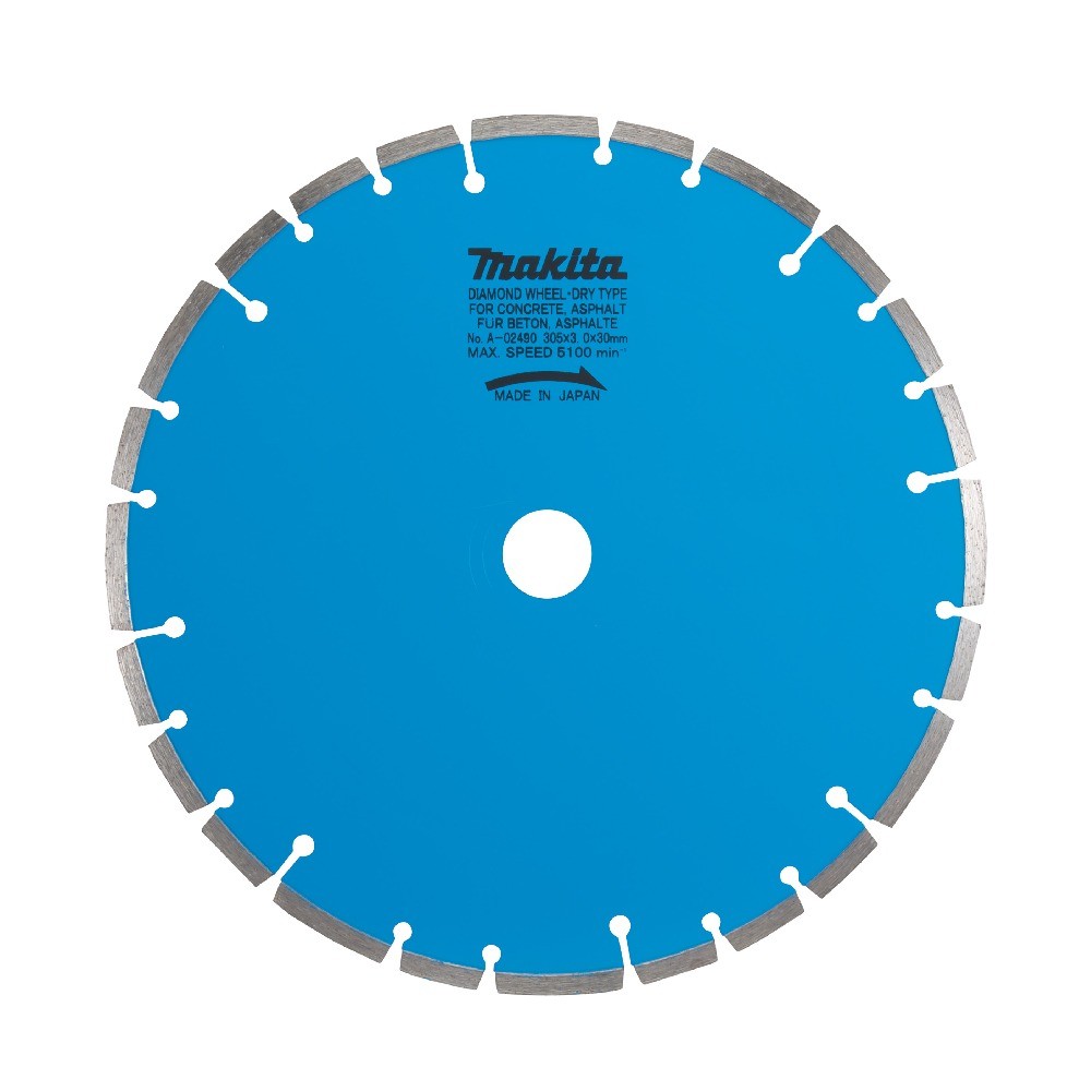 ใบเพรช ตัดถนน คอนกรีต MAKITA A 02490 ขนาด 12 นิ้ว