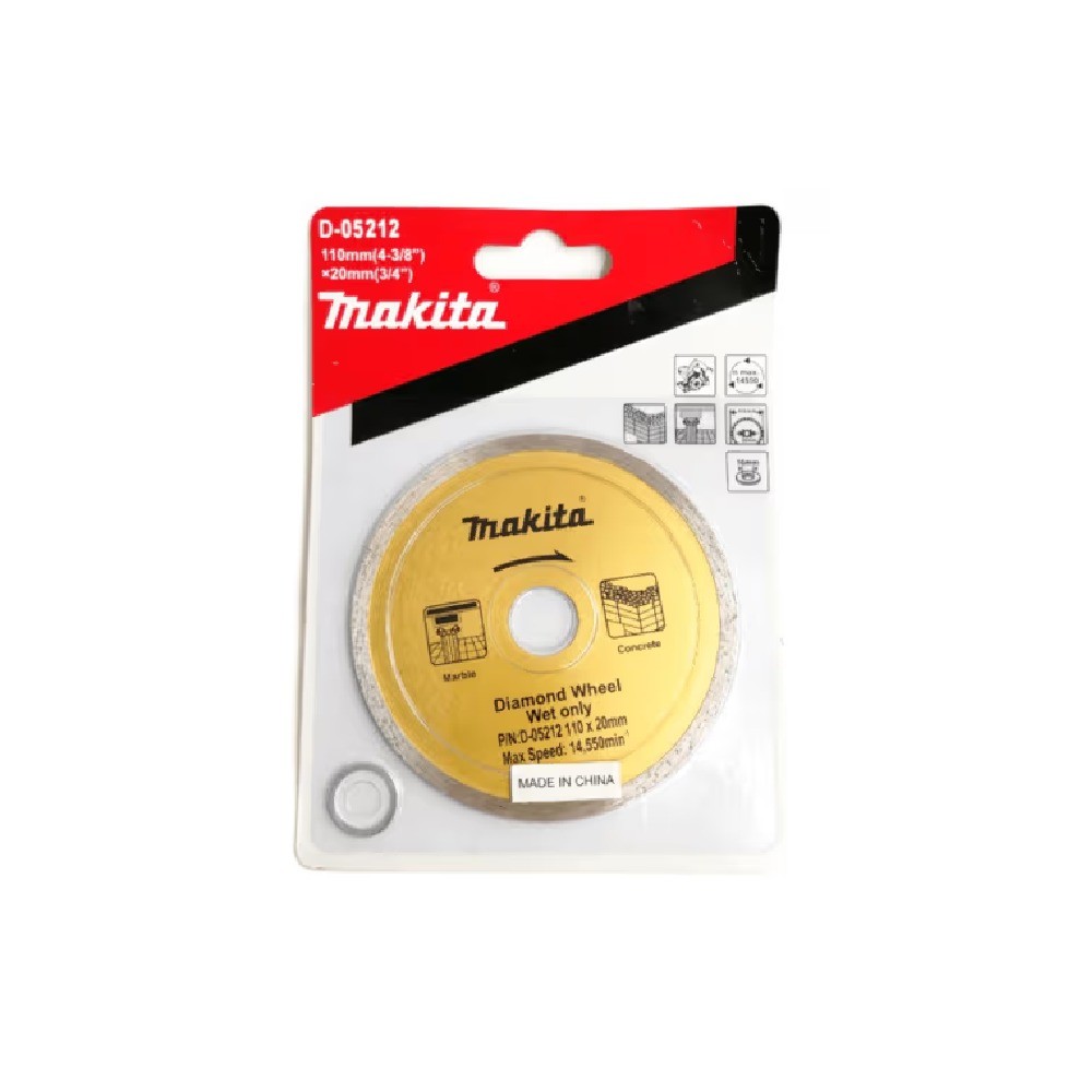 ใบเพชรเรียบ MAKITA D 05212 ขนาด 110×1 6×5×20 มม 