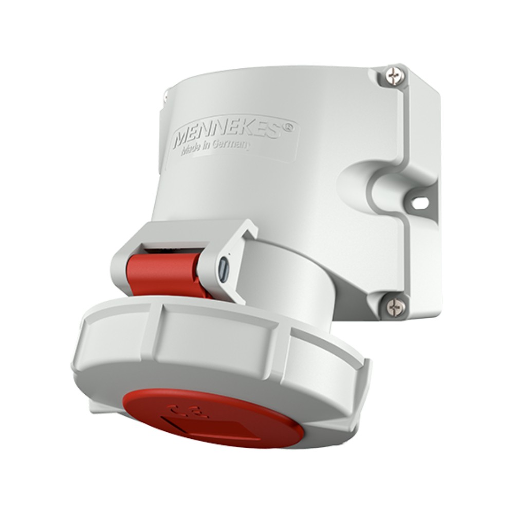 ปลั๊กตัวเมียติดผนัง MENNEKES 9172 กระแส 32A ประเภทขั้ว 4P  3P E  IP67 แรงดัน 400V