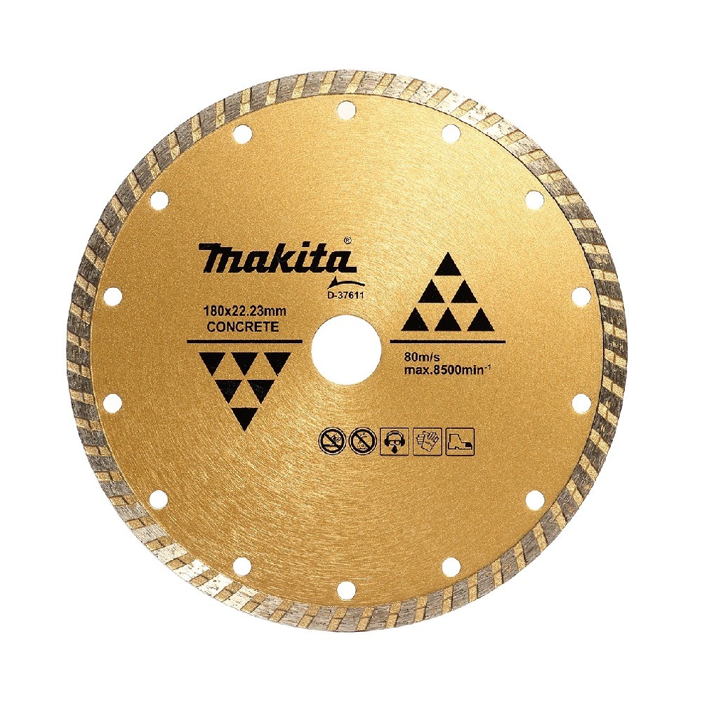 ใบเพชรตัดปูนแบบซี่ MAKITA D 37611 ขนาด 180×2 9×7×22 23 มม 