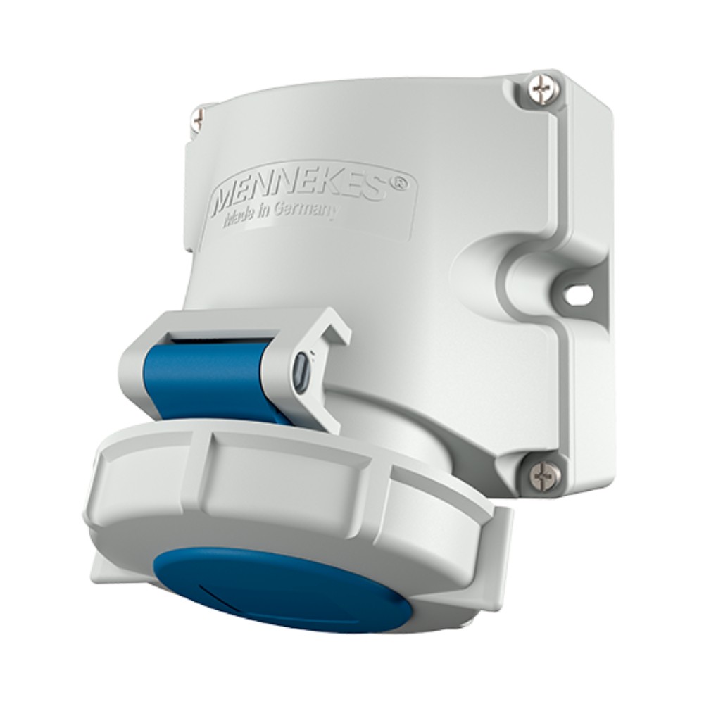 ปลั๊กตัวเมียติดผนัง MENNEKES 9105 กระแส 16A ประเภทขั้ว 3P  2P E  IP67 แรงดัน 230V