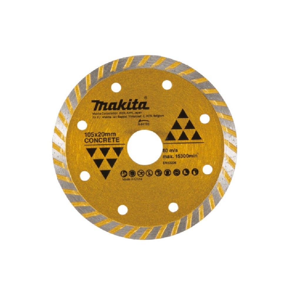 ใบเพชรตัดปูนแบบซี่ MAKITA D 05206 ขนาด 105×2×7×20 มม 