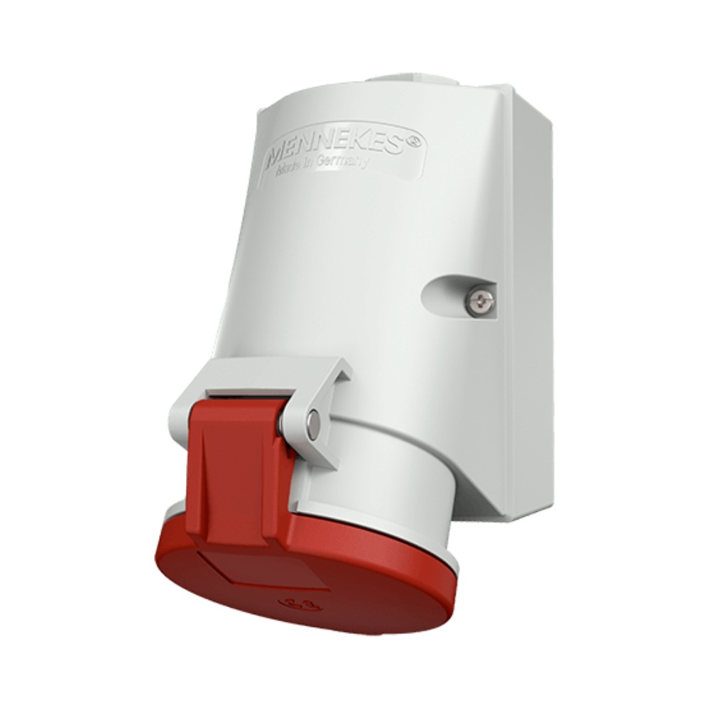 ปลั๊กตัวเมียติดผนัง MENNEKES 422 กระแส 32A ประเภทขั้ว 5P  3P N E  IP44 แรงดัน 400V