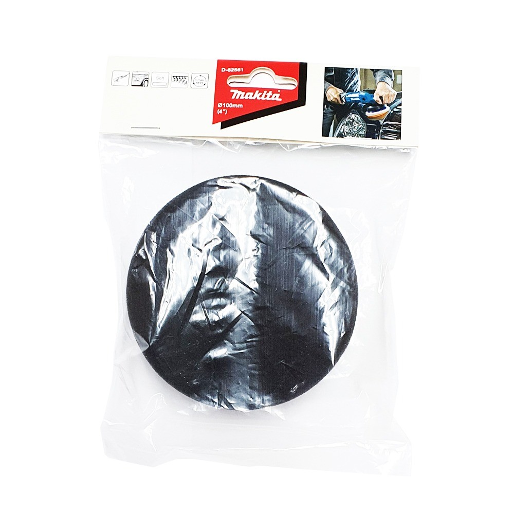 ฟองน้ำขัดผิวแบบเรียบละเอียด  Fine  MAKITA D 62561 ขนาด 100 มม 