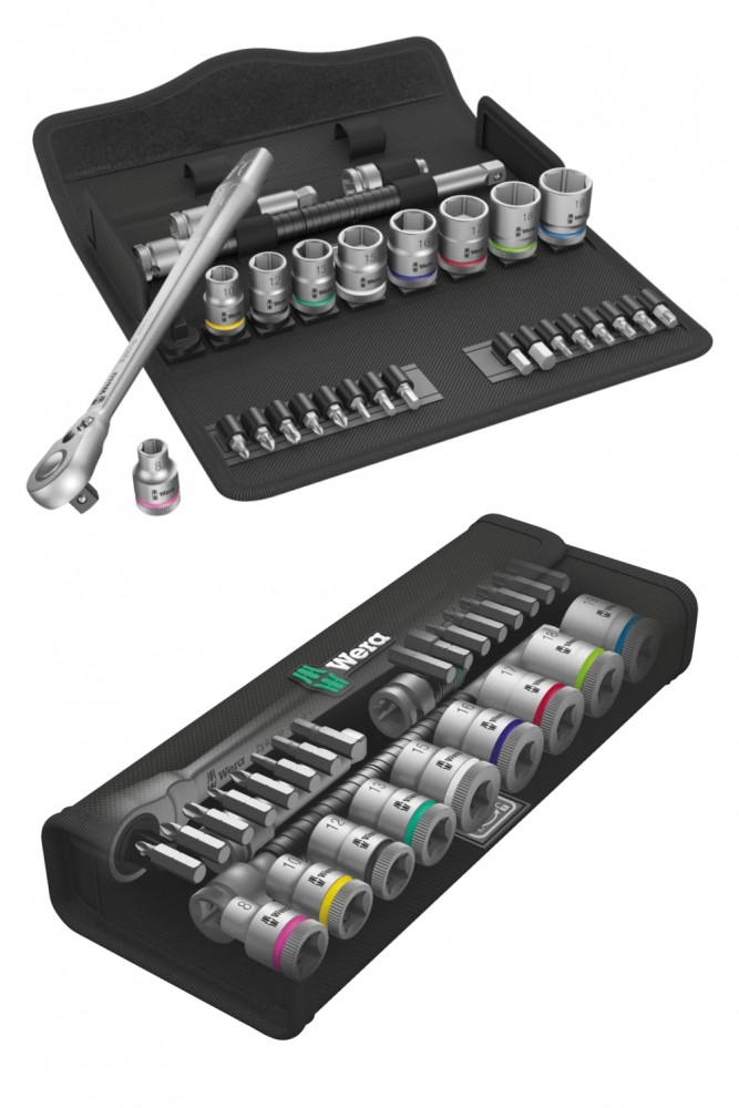 ชุดประแจ Wera 8100 SB 8 Zyklop Metal Ratchet Set ขนาด 3 8 นิ้ว 05004048001
