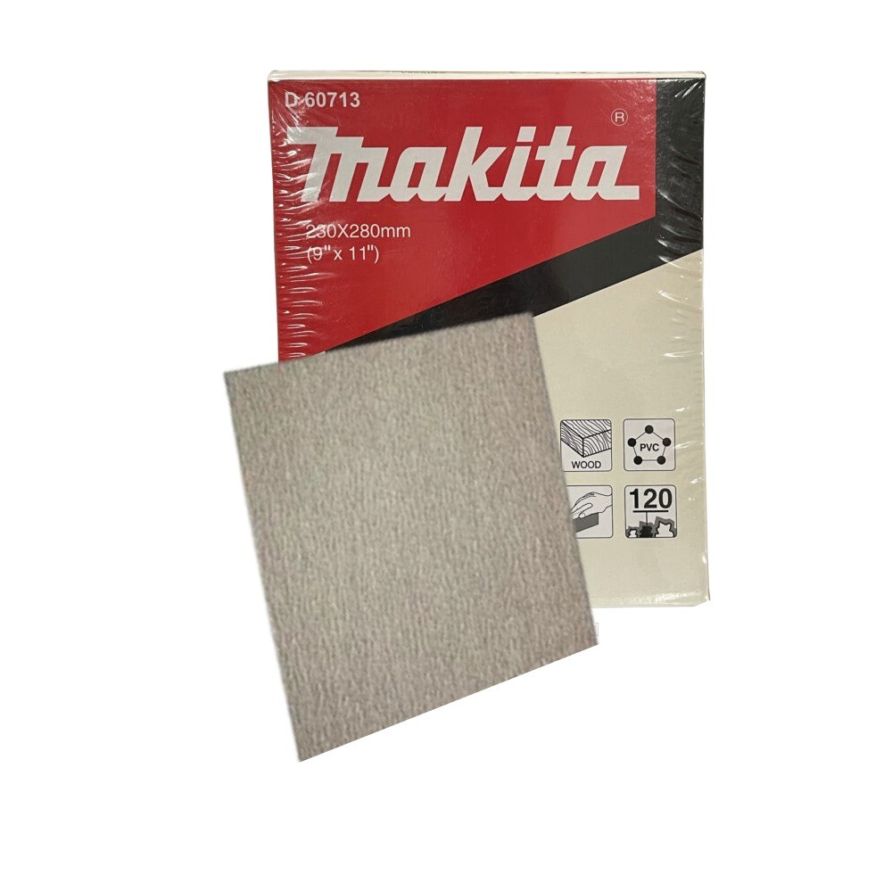 กระดาษทรายเอนกประสงค์ 120 MAKITA D 60713 ขนาด 230×280 มม 
