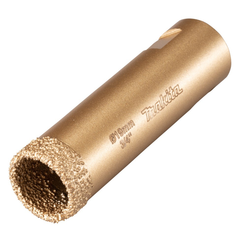 โฮลซอว์ MAKITA รุ่น D 75138 สำหรับเจาะกระเบื้อง ทรงกระบอก ขนาด 19 มม  เกลียว M10×1 5