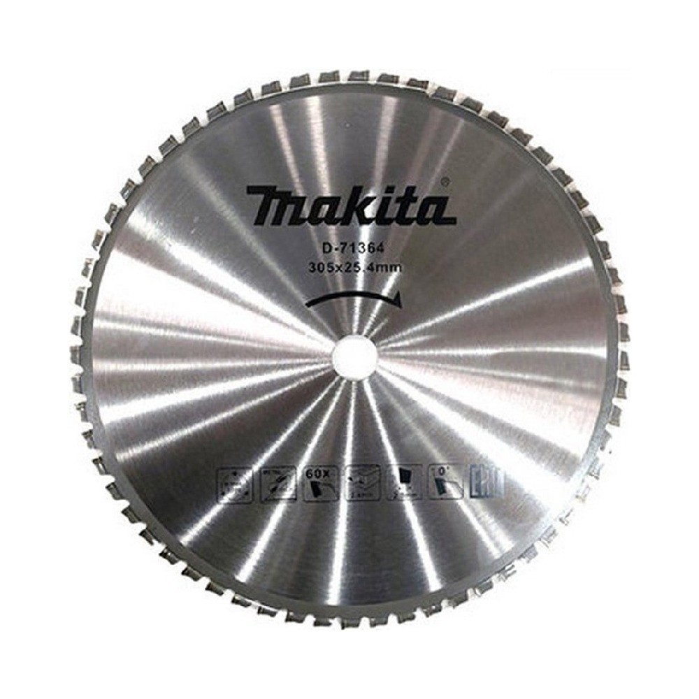ใบเลื่อยวงเดือน TCT MAKITA รุ่น D 71364 ขนาด 305×25 4 มม  60 ฟัน