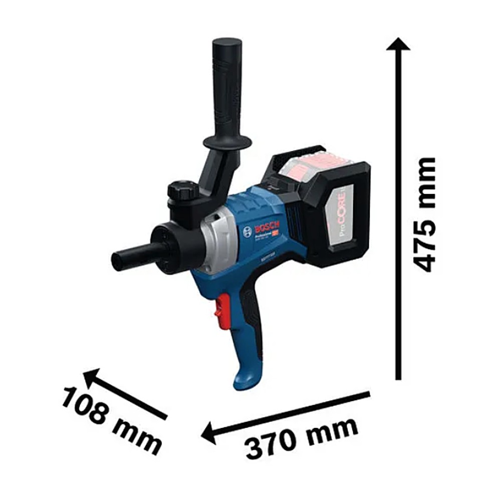 เครื่องผสมสีไร้สาย BOSCH GRW 18V 120 มอเตอร์ไร้แปรงถ่าน 120 นิวตันเมตร 06011C2080  ตัวเปล่า 