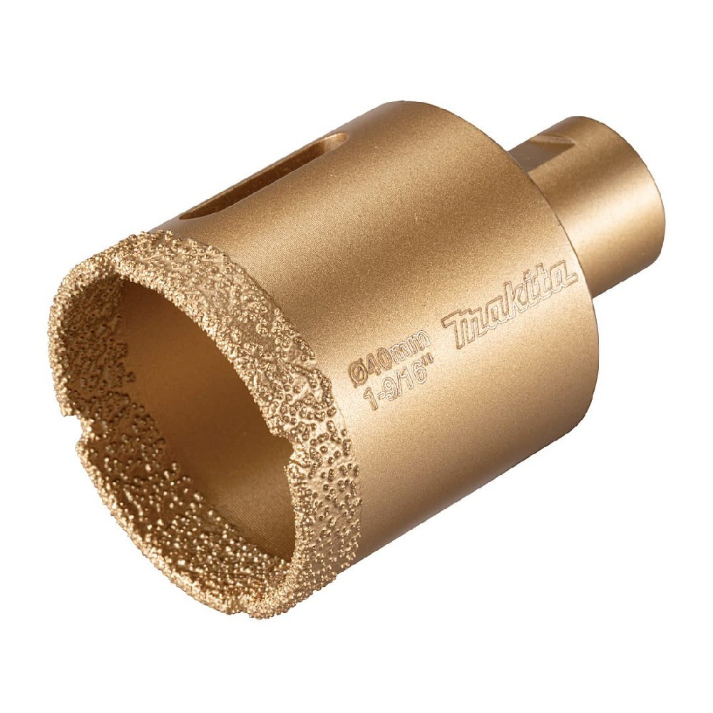 โฮลซอว์ MAKITA รุ่น D 75194 สำหรับเจาะกระเบื้อง ทรงกระบอก ขนาด 40 มม  เกลียว M10×1 5