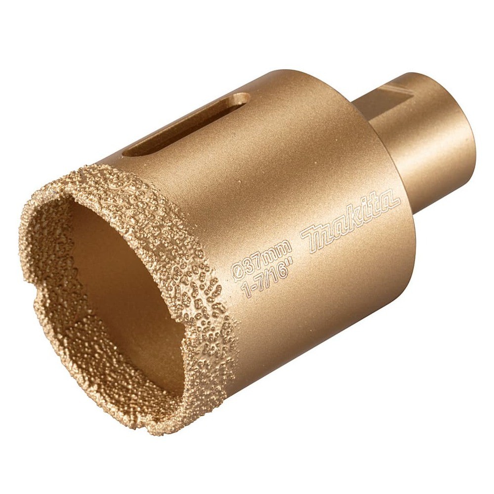 โฮลซอว์  MAKITA รุ่น D 75188 สำหรับเจาะกระเบื้อง ทรงกระบอก ขนาด 37 มม  เกลียว M10×1 5