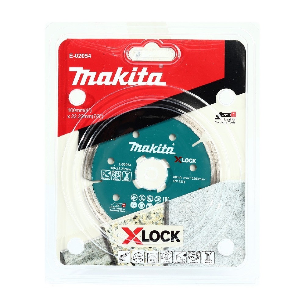ใบตัดเพชรระบบ X LOCK MAKITA E 02054 ขนาด 100 มม 