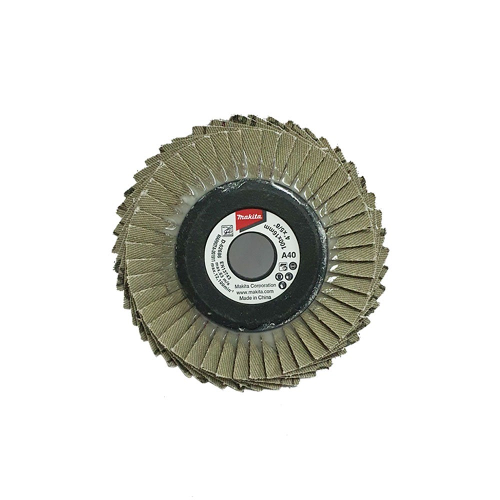 กระดาษทรายซ้อนเรียบ A40 MAKITA D 62686 ขนาด 4 นิ้ว  ไม่มีกระดาษรองหลัง 