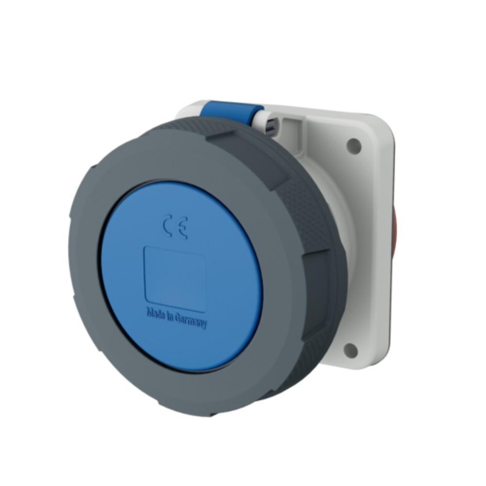 ปลั๊กตัวเมียฝังตรง MENNEKES 1264A CEE ชนิดกันน้ำ กระแส 63A ประเภทขั้ว 3P  2P E  IP67 แรงดัน 230V