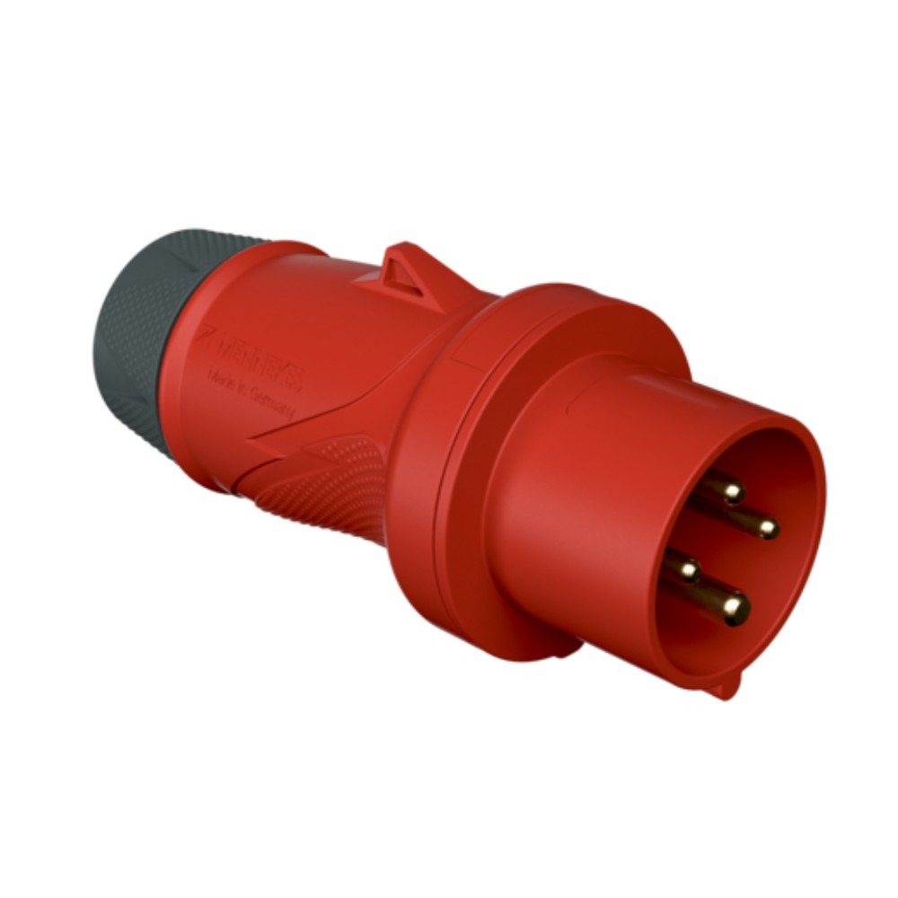 พาวเวอร์ปลั๊กตัวผู้ MENNEKES 13516 PowerTOP Xtra ระบบสกรู กระแส 32A ประเภทขั้ว 4P  3P E  IP54 แรงดัน 400V