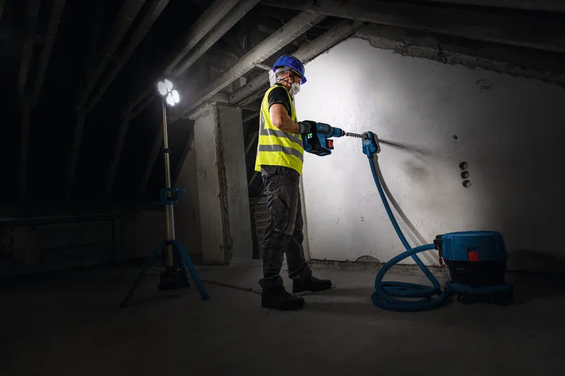 ไฟส่องสว่างไร้สาย BOSCH GLT18V 5000 PRO HEAVY DUTY ความสว่างสูงสุด 5000 ลูเมน 