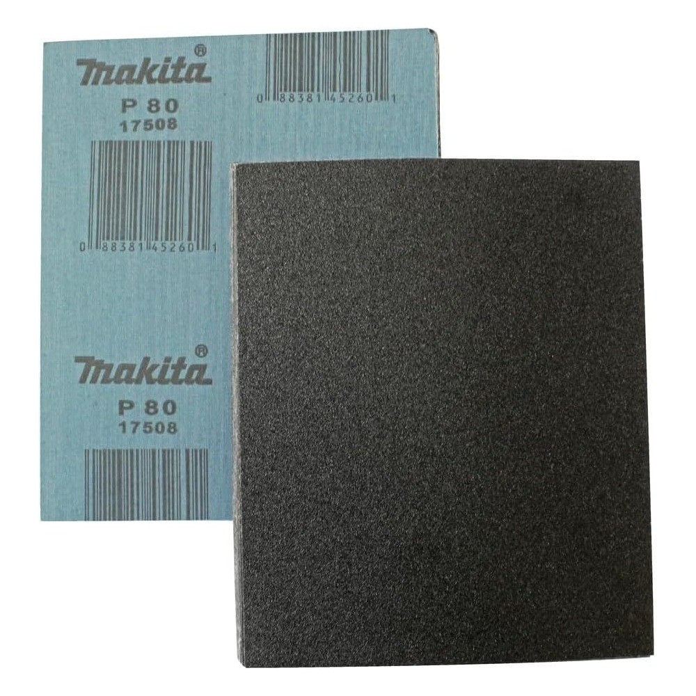 กระดาษทรายขัดเหล็ก 80 MAKITA D 56708 ขนาด 230×280 มม 
