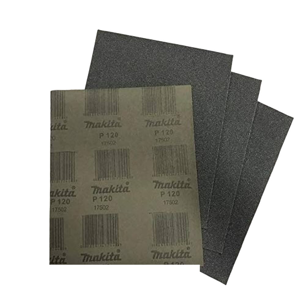 กระดาษทรายกันน้ำ 120 MAKITA D 58964 ขนาด 230×280 มม 