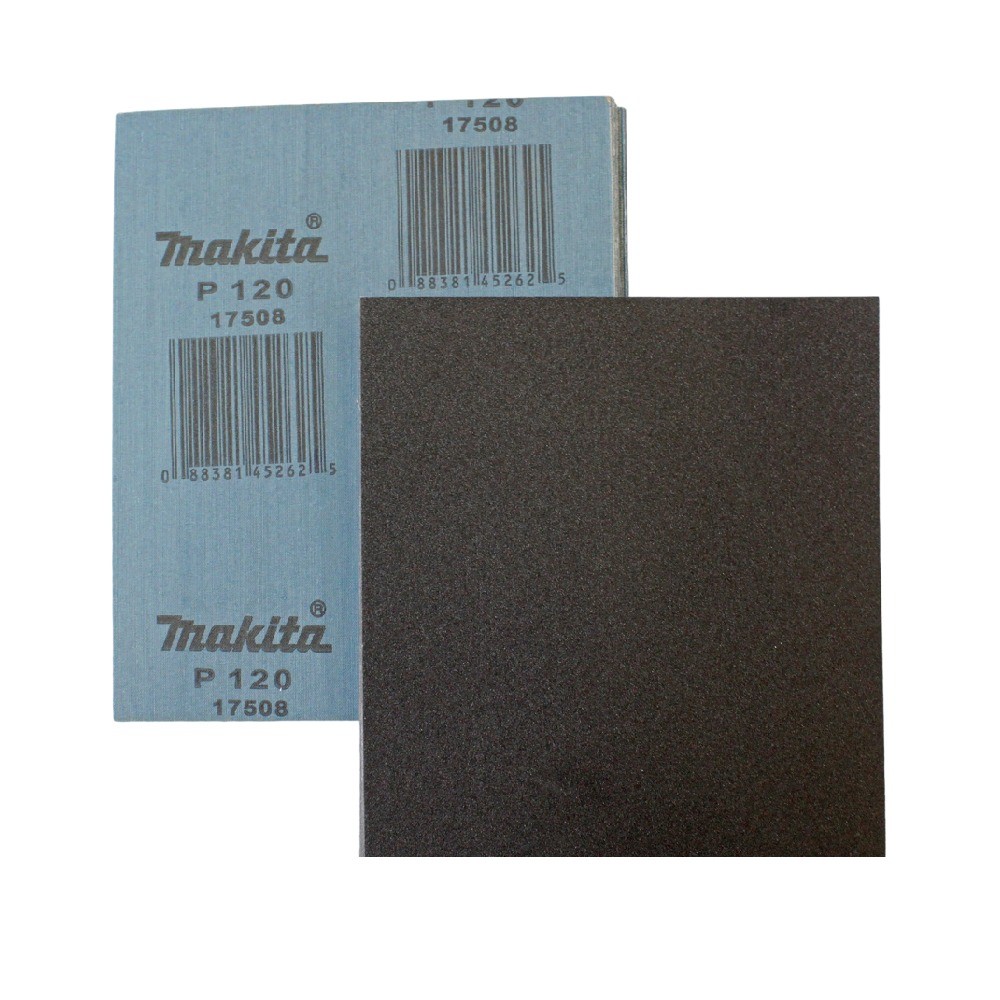 กระดาษทรายขัดเหล็ก 120 MAKITA D 56720 ขนาด 230×280 มม 