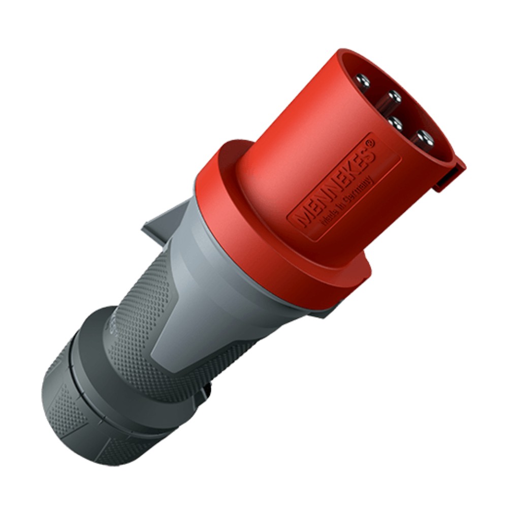 พาวเวอร์ปลั๊กตัวผู้ MENNEKES 13106 PowerTOP Xtra R กระแส 63A ประเภทขั้ว 4P  3P E  IP54 แรงดัน 400V
