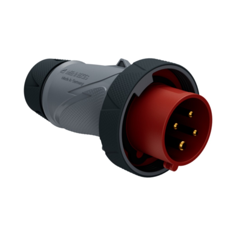 พาวเวอร์ปลั๊กตัวผู้ MENNEKES 13624  2882  PowerTOP Xtra ระบบสกรู ชนิดกันน้ำ กระแส 16A ประเภทขั้ว 5P  3P N E  IP67 IP69 แรงดัน 400V