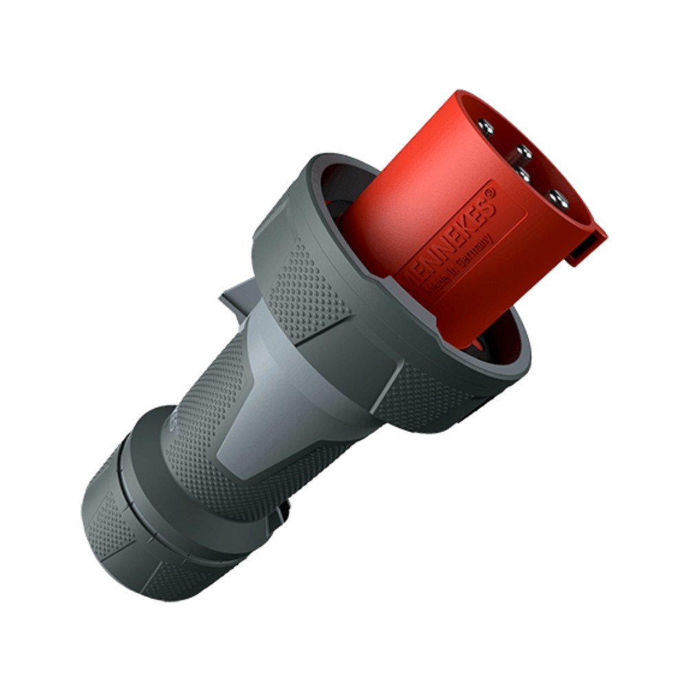 พาวเวอร์ปลั๊กตัวผู้ MENNEKES 13219 PowerTOP Xtra R ชนิดกันน้ำ กระแส 125A ประเภทขั้ว 4P  3P E  IP67 แรงดัน 400V