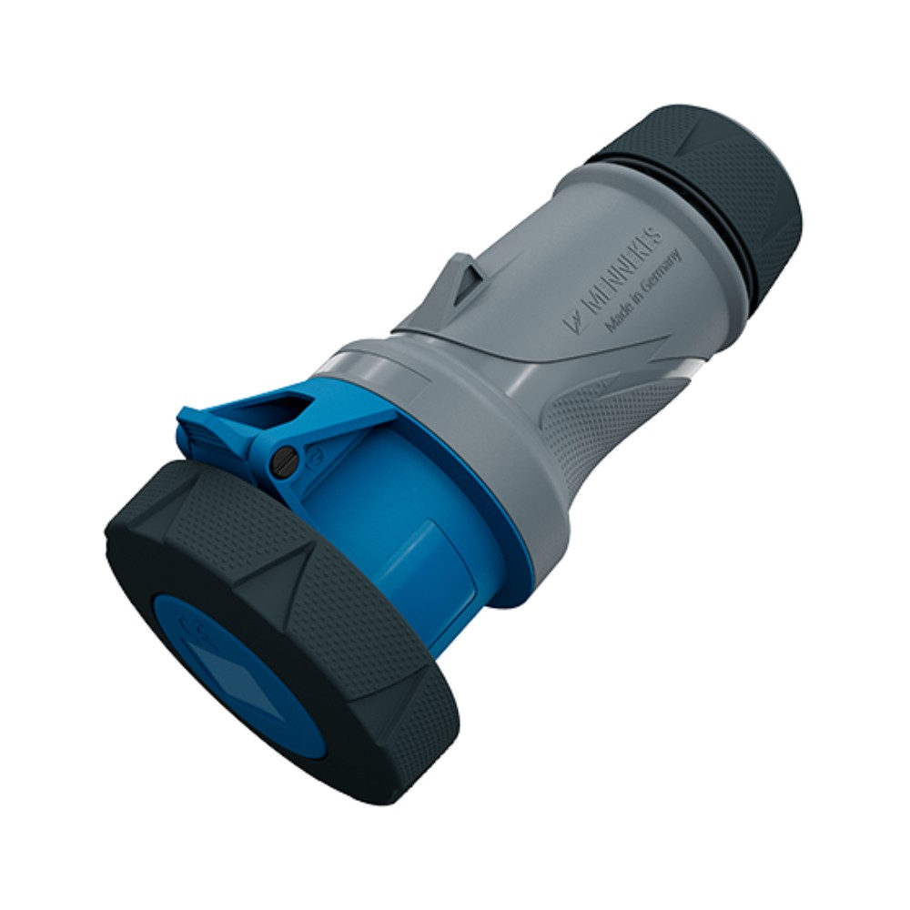 พาวเวอร์ปลั๊กตัวเมียกลางทาง MENNEKES 14620 AM TOP ระบบสกรู ชนิดกันน้ำ กระแส 16A ประเภทขั้ว 3P  2P E  IP67 IP69 แรงดัน 230V
