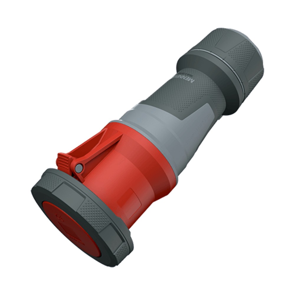 พาวเวอร์ปลั๊กตัวเมียกลางทาง MENNEKES 14225 PowerTOP Xtra กันน้ำ กระแส 125A ประเภทขั้ว 5P  3P N E  IP67 แรงดัน 400V