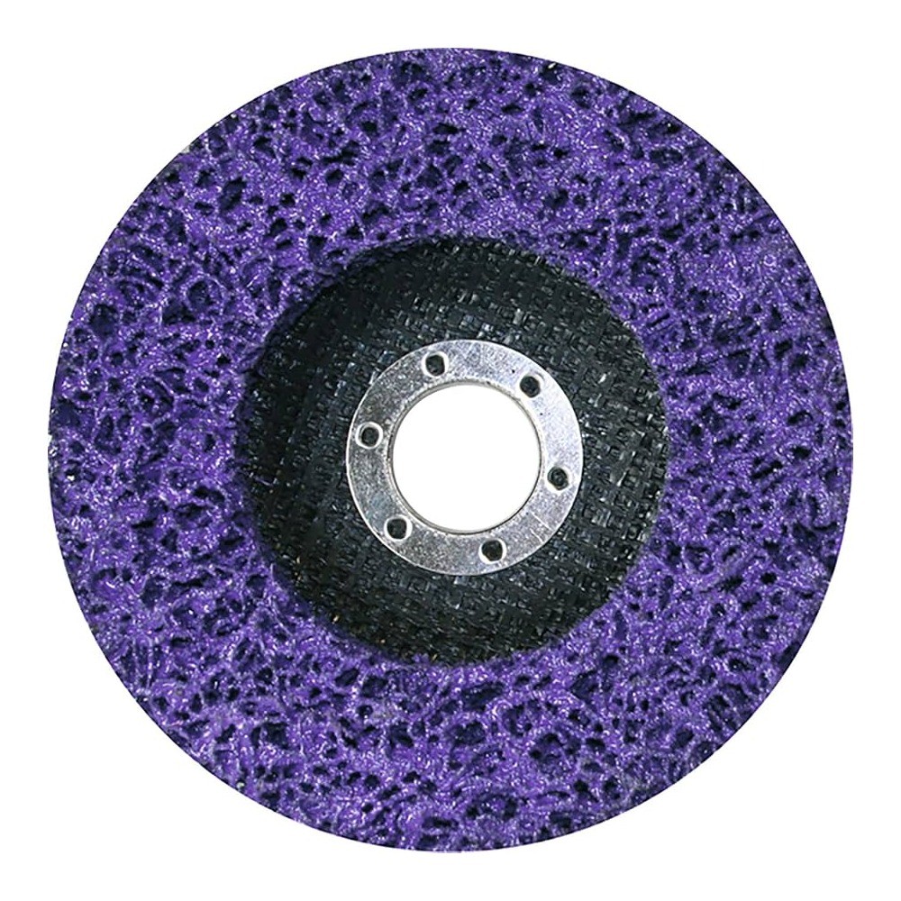 แผ่นขัดลอกผิว Strip Disc ใยไฟเบอร์ สีม่วง MAKITA B 29000 ขนาด 100×16 มม 