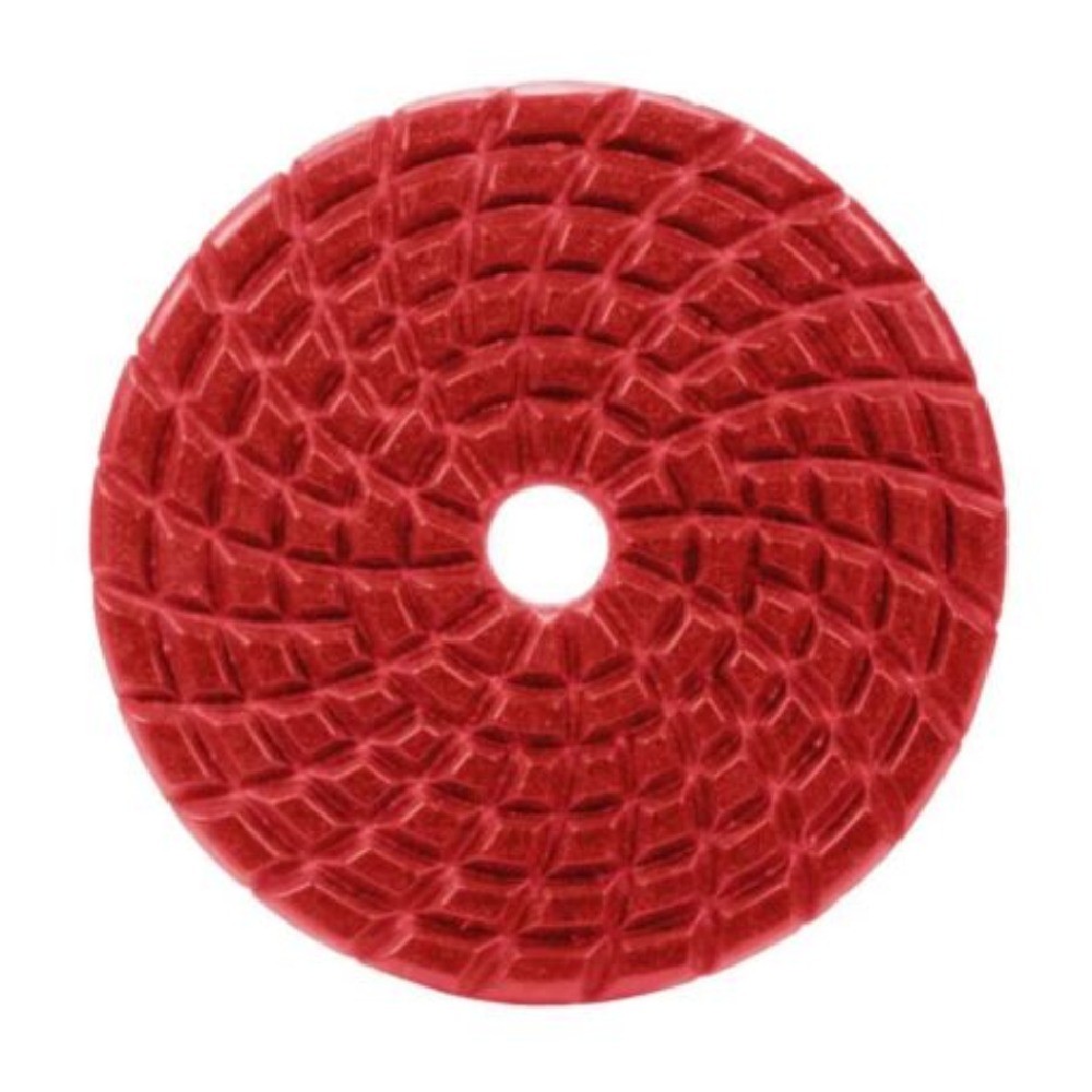 แผ่นขัดเงาเพชร Grid 400 MAKITA D 15615 ขนาด 100 มม   สีแดง 