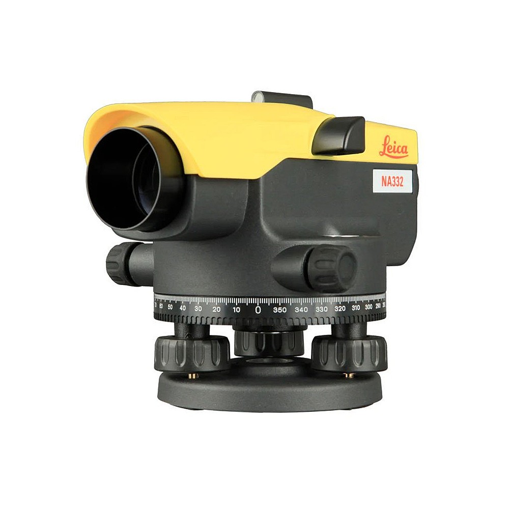 ชุดกล้องวัดระดับ Leica NA332 Automatic Optical Level Kit พร้อมขาตั้ง   ไม้สตาฟ