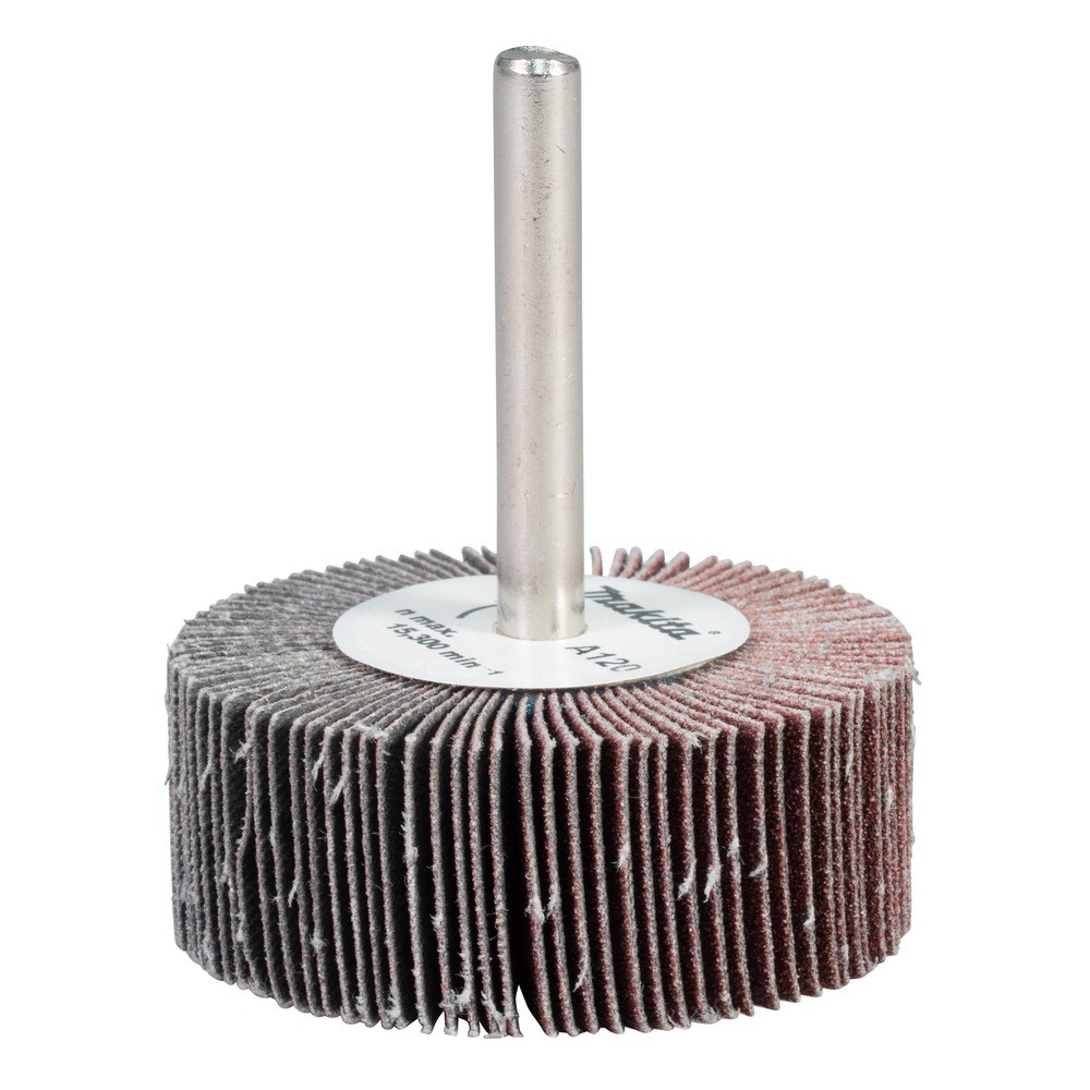 ล้อทรายมีแกน Flap Wheel A120 MAKITA B 36859 ขนาด 38 1×25 4×6 มม 