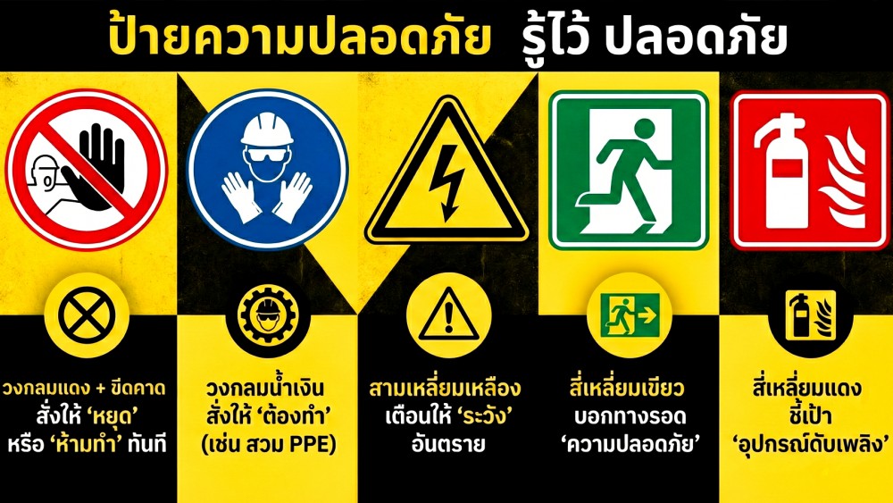 ป้ายความปลอดภัย มาตรฐาน ISO 7010 ที่ทั่วโลกยอมรับ ป้ายความปลอดภัย มาตรฐาน ISO 7010 ที่ทั่วโลกยอมรับ