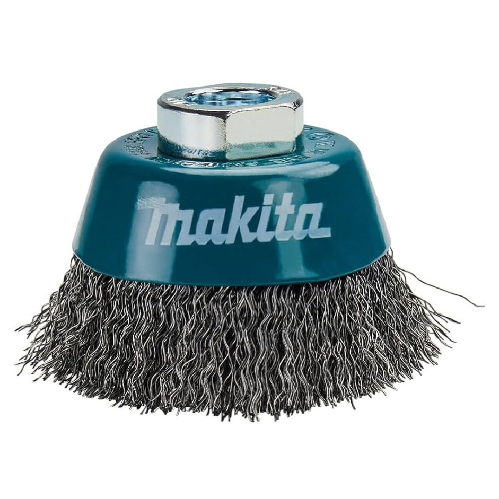 แปรงลวดถ้วยเหล็ก MAKITA D 24066 ขนาด 60 มม  เกลียว M10